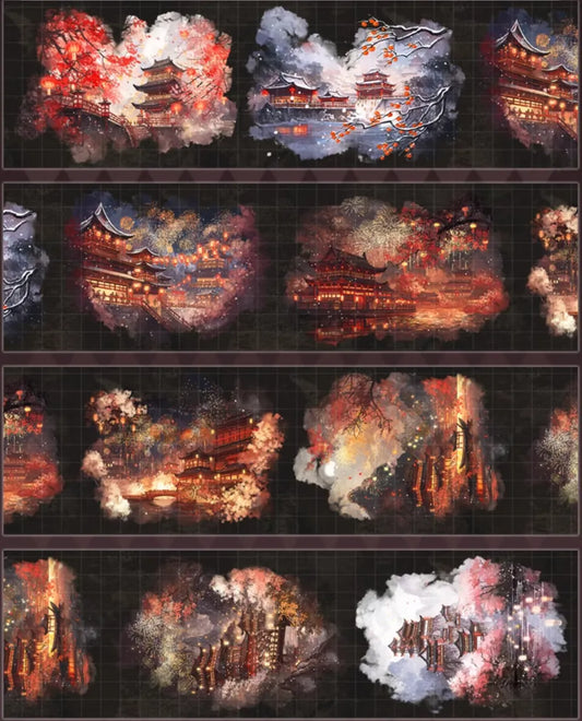 4084-8x88cm Shell Luster PET Tape