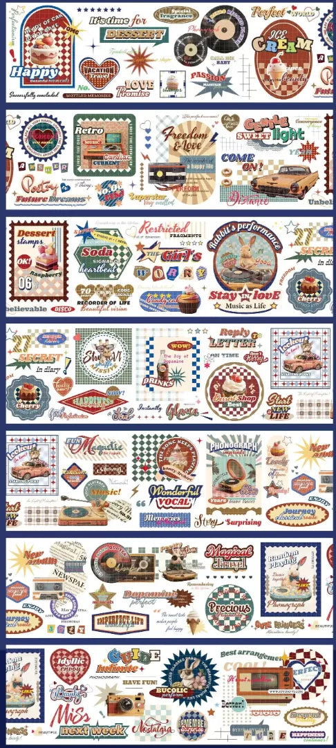 4095-StudioVI Studio-5x100cm Precut Matte PET Tape