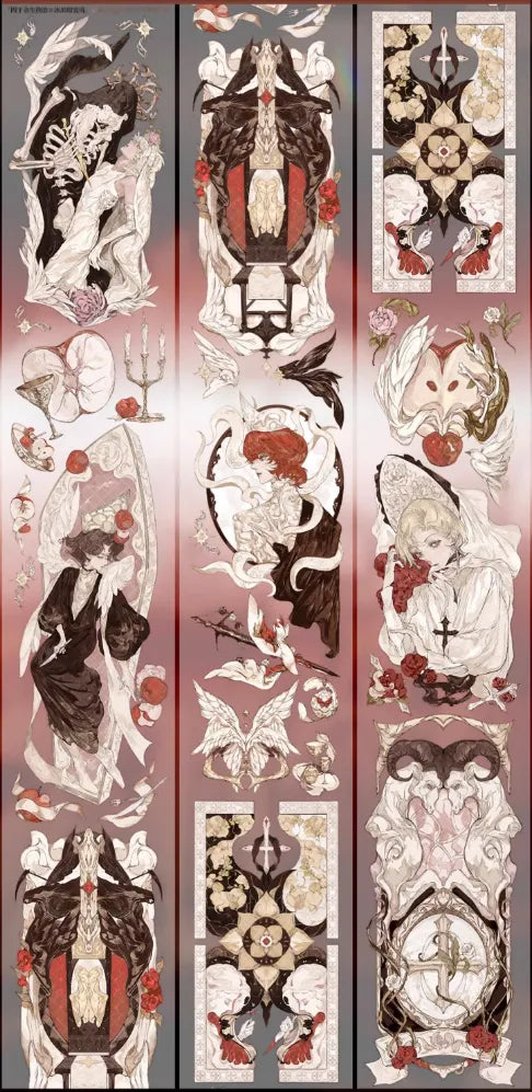 4097-6.5x100cm Shellac Gold Foil Stamping PET Tape