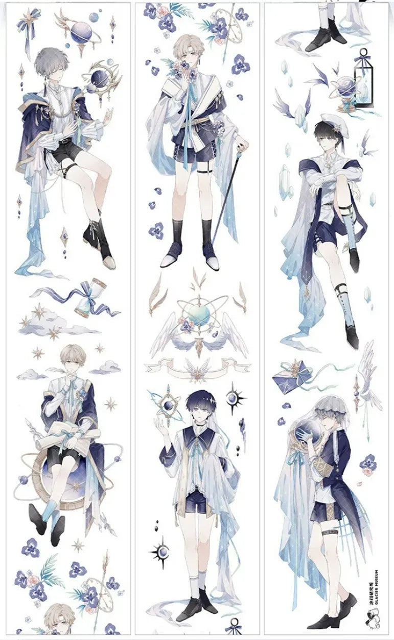 4104-Glacier Museum Studio-6x85cm Shell Luster PET Tape