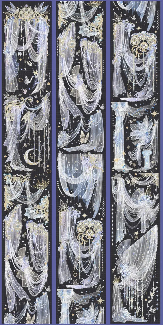 4120-Shine Studio-7.5x100cm Shell Luster PET Tape