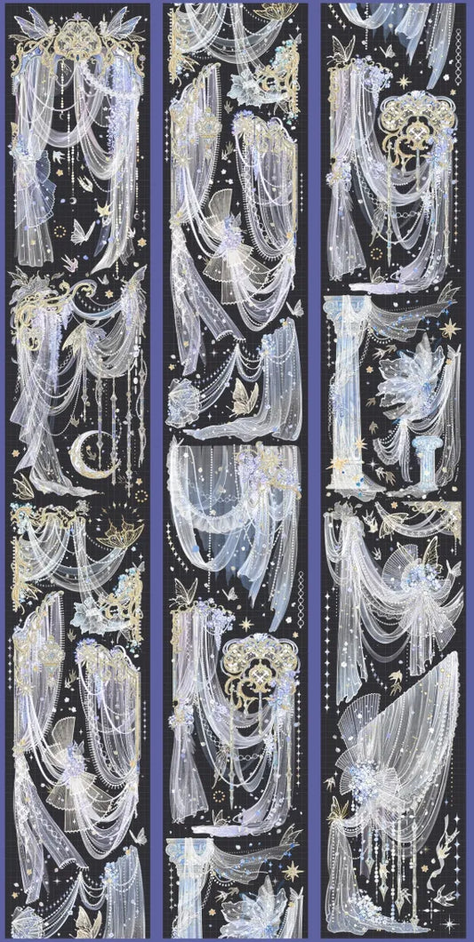 4120-Shine Studio-7.5x100cm Shell Luster PET Tape