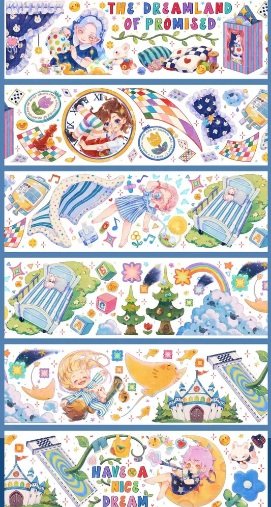 4128-6x100cm Shell Luster PET Tape