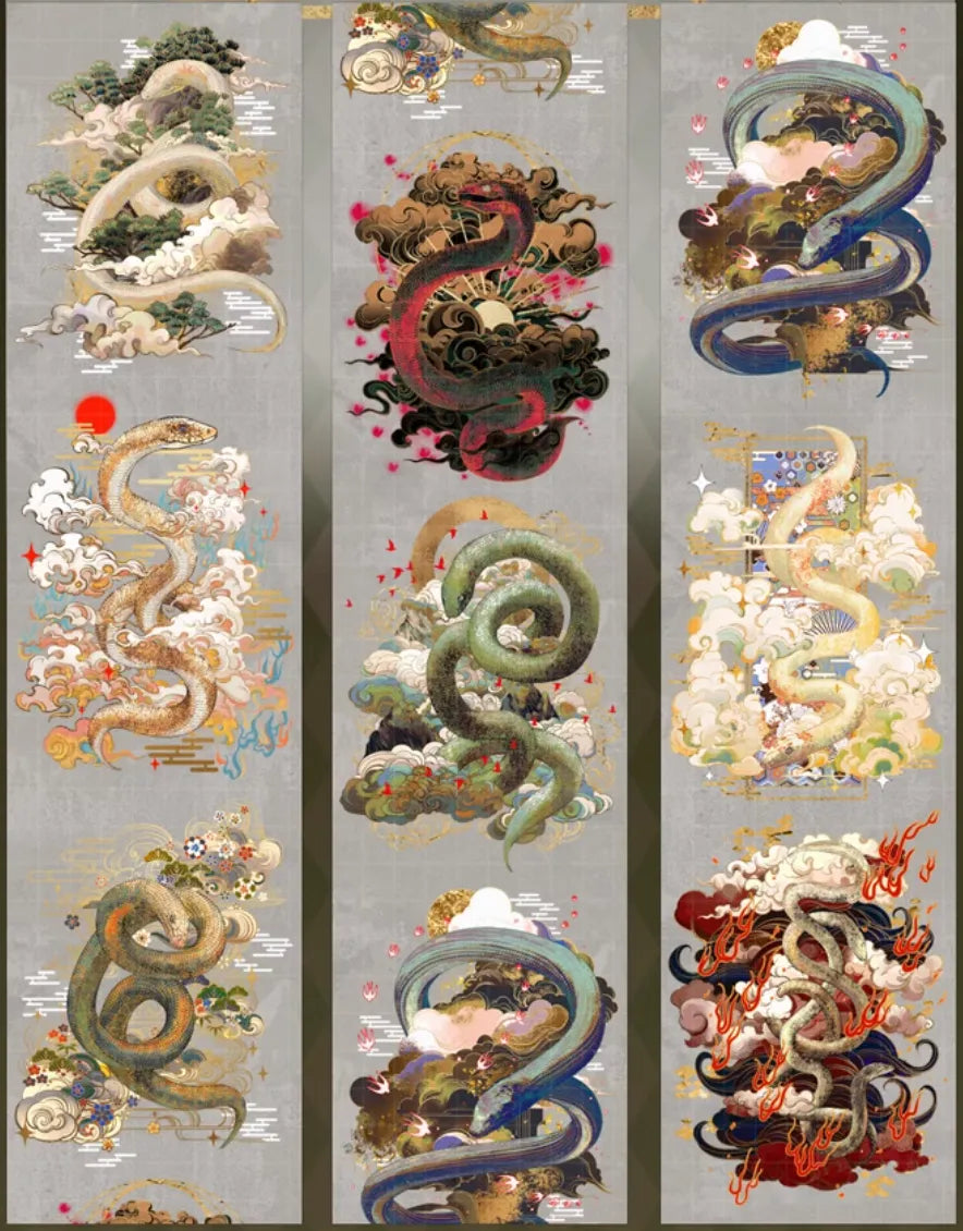 4132-FUGUI LEE Studio-8x85cm Shell Luster PET Tape