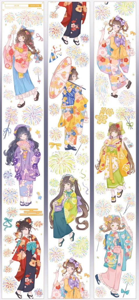 4153-5.5x100cm Shell Luster PET Tape