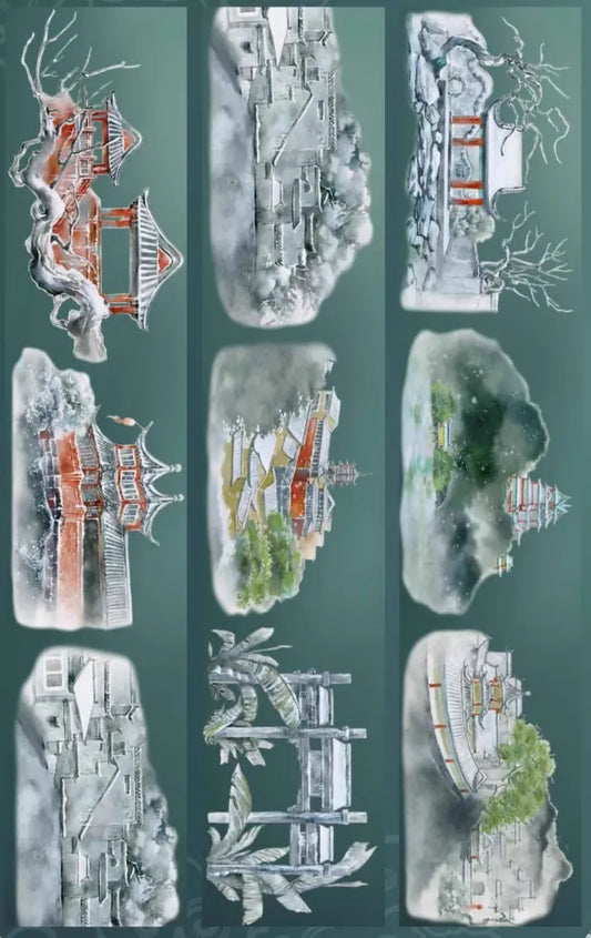 4177-ZHIXINGCHEN Studio-6.5x90cm Shell Luster PET Tape