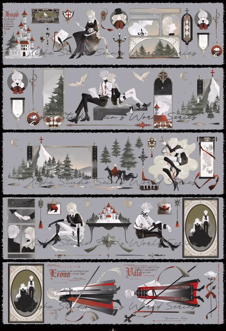 4460-XISHE Studio-7x111cm Shell Luster PET Tape