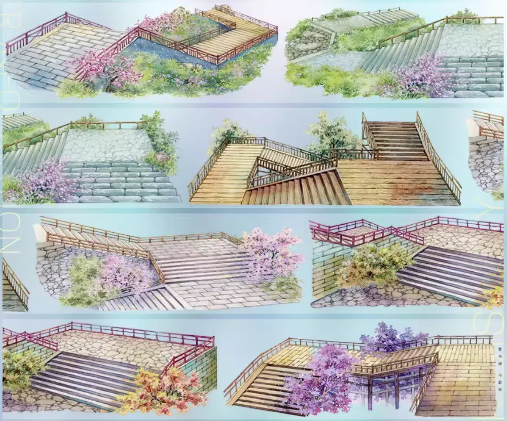 4537-JINGWUZHI Studio-8x134cm Glossy PET Tape