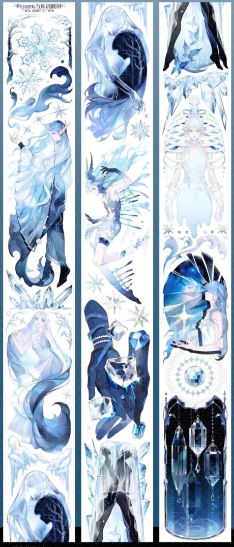 4647-NINTH FAIRWAY Studio-6x125cm Silver Shell Luster PET Tape