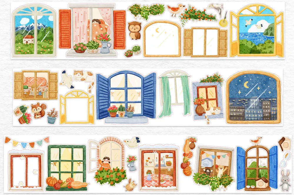 4687-WT Stuido-7x100cm Pre Cut Gloss PET Tape