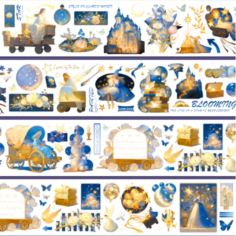 4711-WuBao Studio-6.5x100cm Iridescent PET Tape