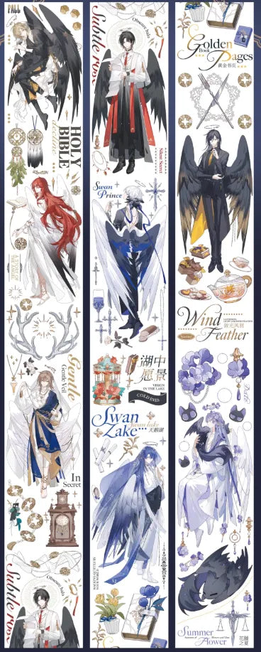 4726-Snowflake Studio-5.5x120cm Shell Luster PET Tape