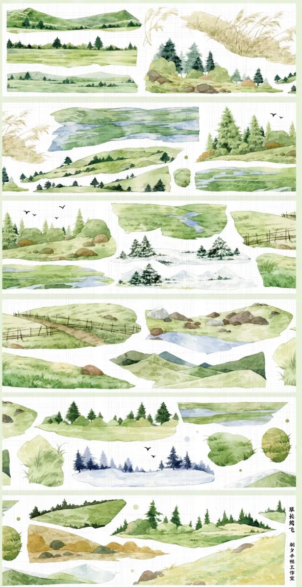 4733-ZHAOXI Studio-6x100cm Shell Luster PET Tape