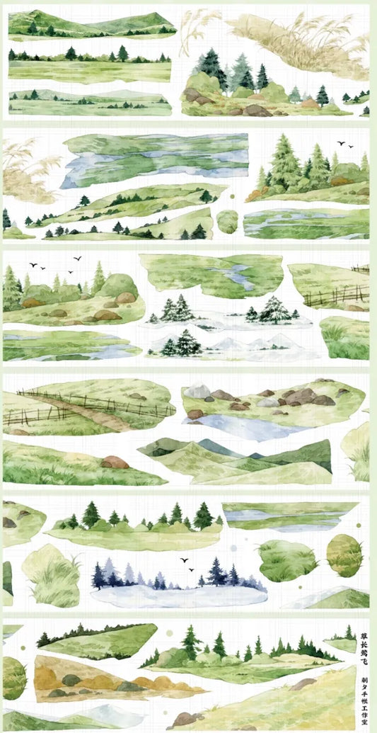 4733-ZHAOXI Studio-6x100cm Shell Luster PET Tape