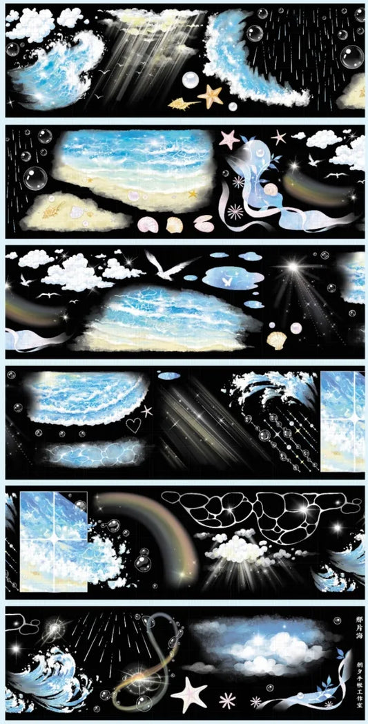 4736-ZHAOXI Studio-6x100cm Shell Luster PET Tape