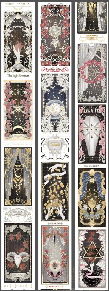 4744-StudioVI Studio-8x211cm Holographic Gold PET Tape