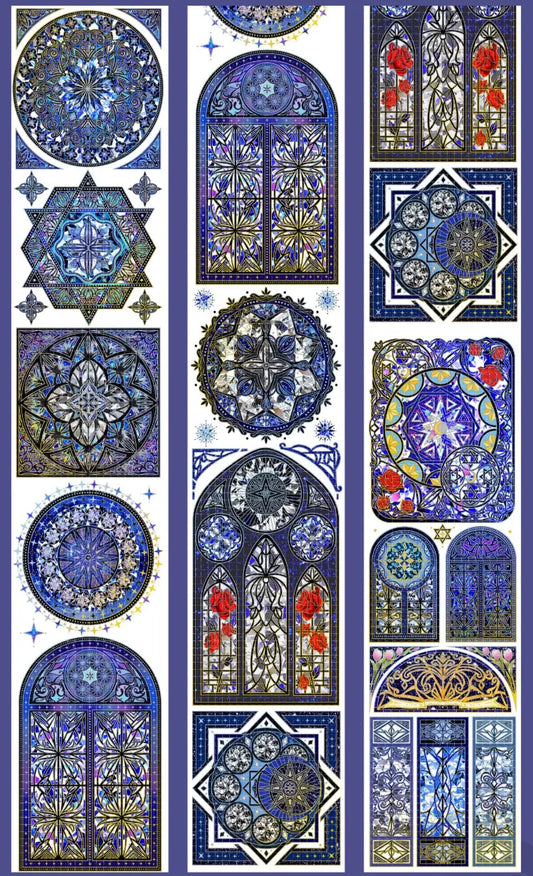 4750-8x100cm Shell Luster and Silver Luster PET Tape