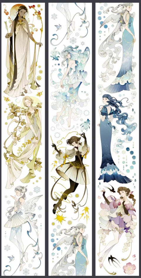 4791-6x100cm Silver Shell Luster PET Tape