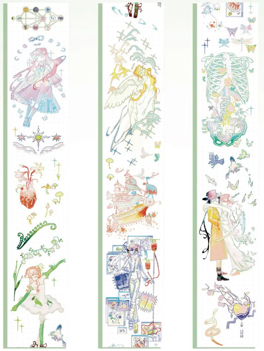 4796-Zhai Xing Yu Ni Studio-6x100cm Shell Luster PET Tape