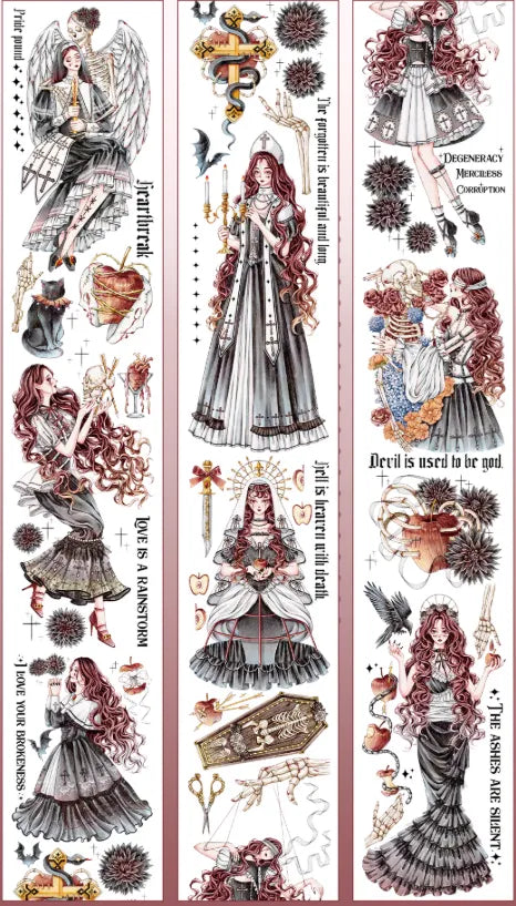 4885-MUJIE Studio-6x100cm Precut Shell Luster PET Tape