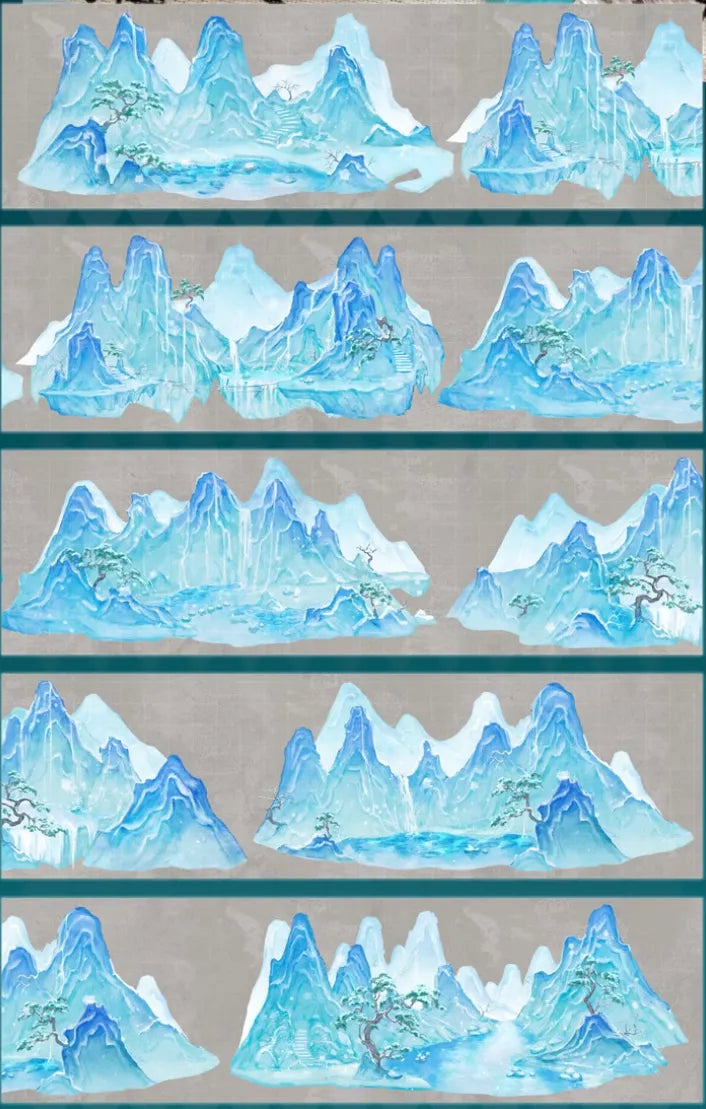 4890-FUGUI LEE Studio-7x92cm Shell Luster PET Tape