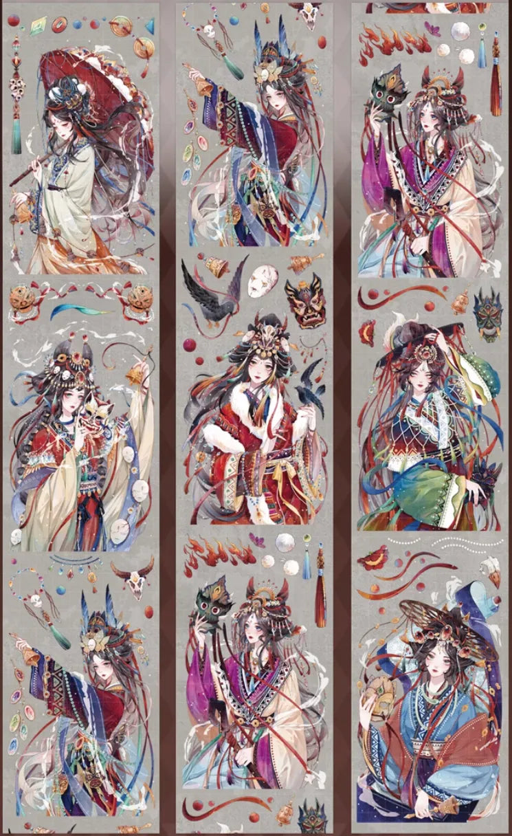 4891-FUGUI LEE Studio-7x85cm Shell Luster PET Tape