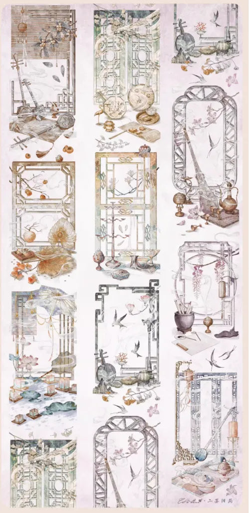 4917-Catmaker's Wild Rose Studio-7x125cm Shell Luster PET Tape