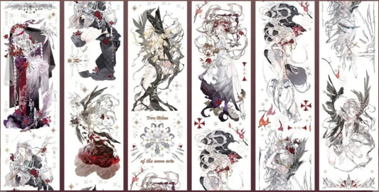 4938-NINTH FAIRWAY Studio-6x100cm Silver Shell Luster PET Tape