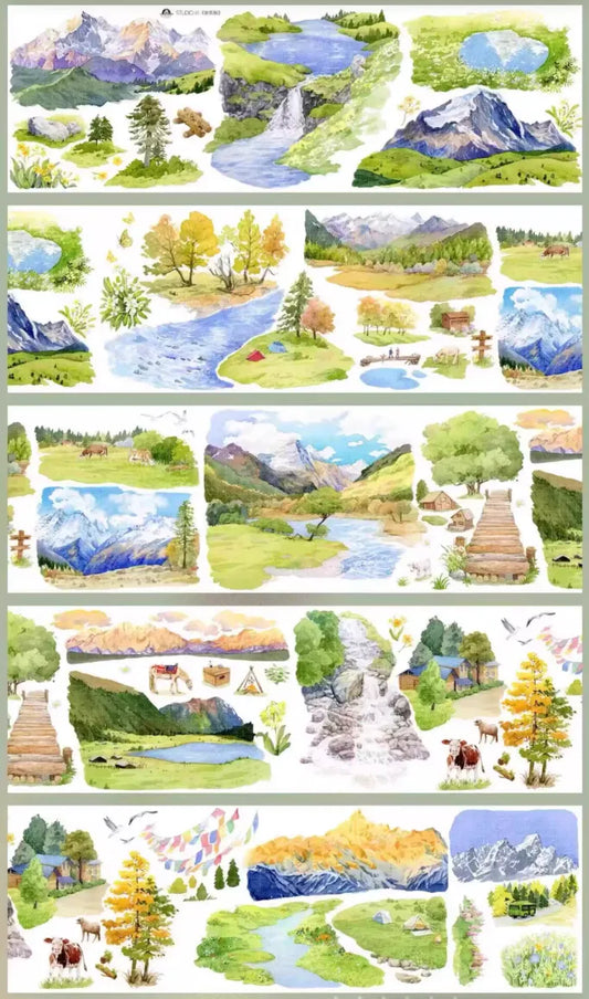 4958-StudioVI Studio-8x100cm Shell Luster PET Tape