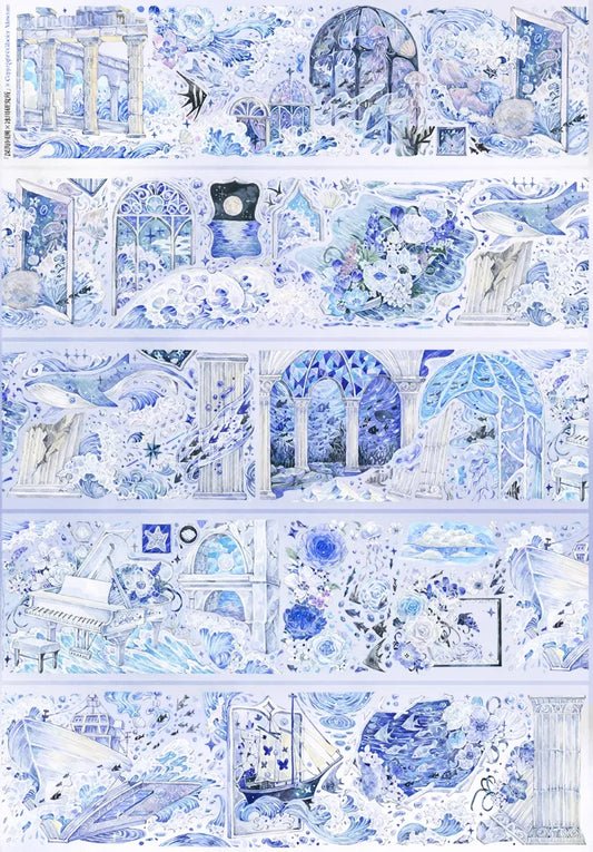 4972-Glacier Museum Studio-6.5x100cm Shell Luster PET Tape