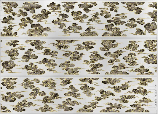 4983-JINGWUZHI Studio-7x85cm Gold Foil Stamping PET Tape