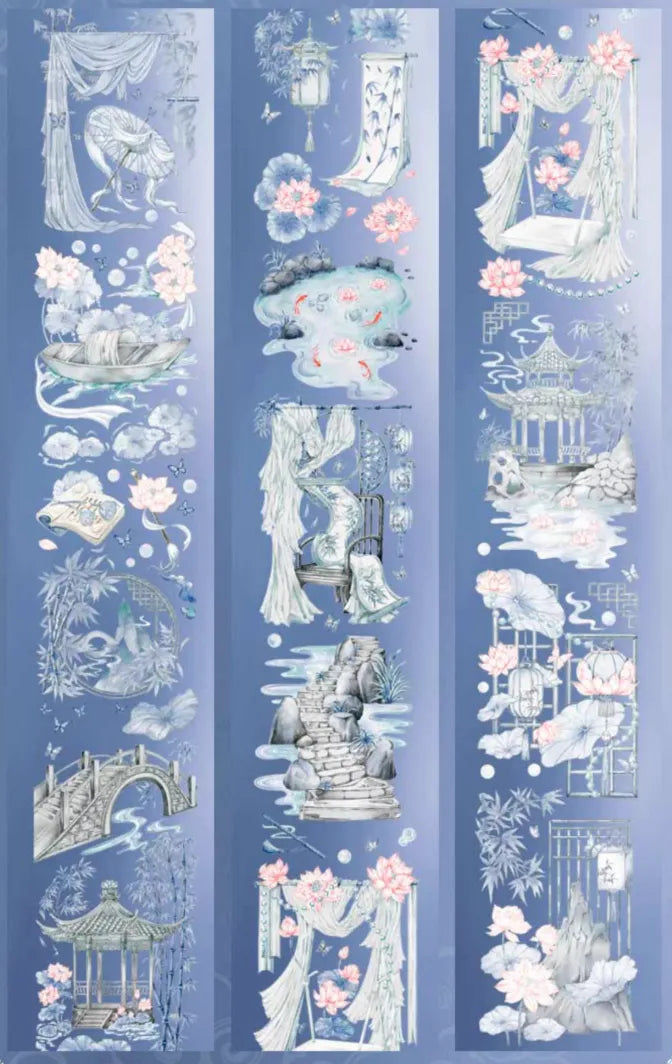 5006-ZHIXINGCHEN Studio-6x100cm Precut Shell Luster PET Tape