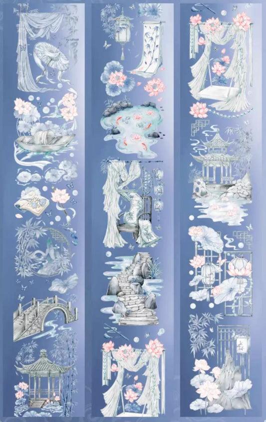 5006-ZHIXINGCHEN Studio-6x100cm Precut Shell Luster PET Tape