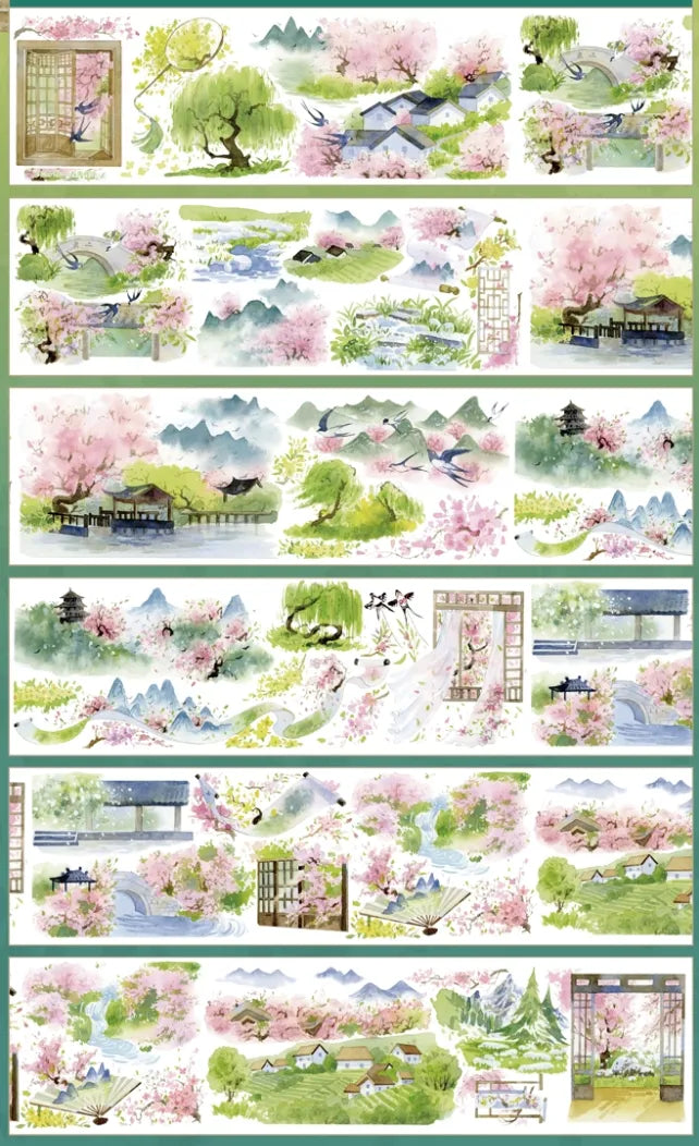 5026-XIAOYINYUYE Studio-6x100cm Shell Luster PET Tape