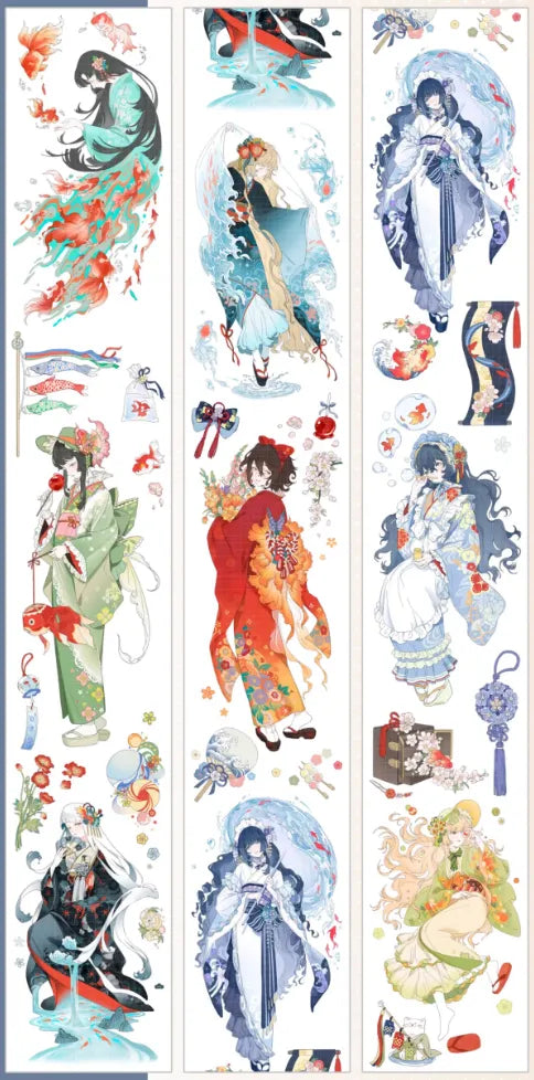 5035-Shine Studio-6x100cm Shell Luster PET Tape