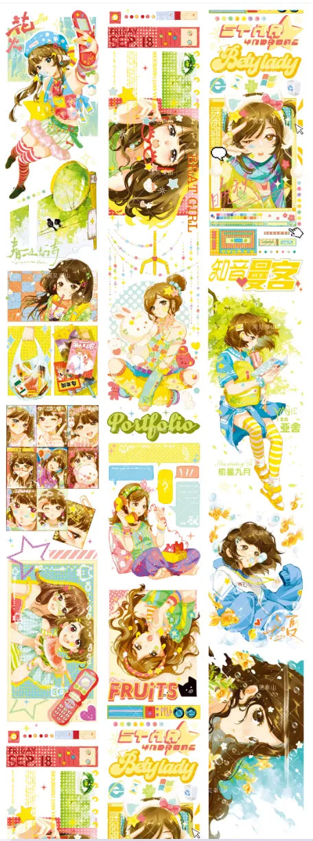 5064-Fairytale Fairyland Studio-5.5x125cm Shell Luster PET Tape