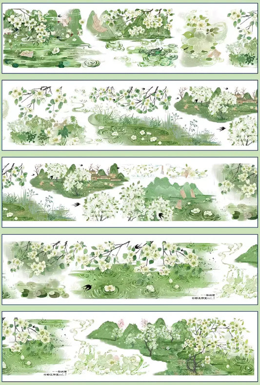 5076-XING YE Studio-6.5x100cm Shell Luster PET Tape