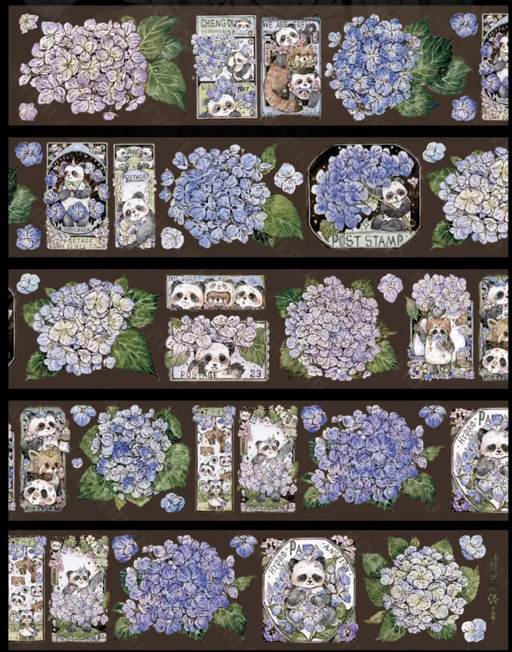 5079-NEVERLAND Studio-7.5x130cm Pre Cut Silver Shell Luster PET Tape