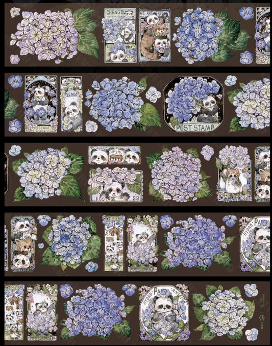 5079-NEVERLAND Studio-7.5x130cm Pre Cut Silver Shell Luster PET Tape