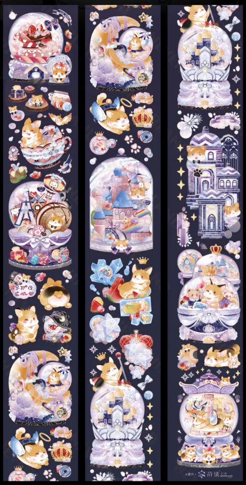 5080-NEVERLAND Studio-7x120cm Precut Shell Luster PET Tape