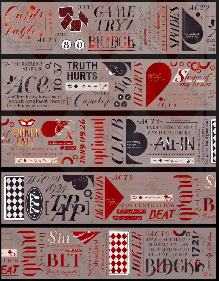 5090-NEVERLAND Studio-6x120cm Precut Shell Luster PET Tape