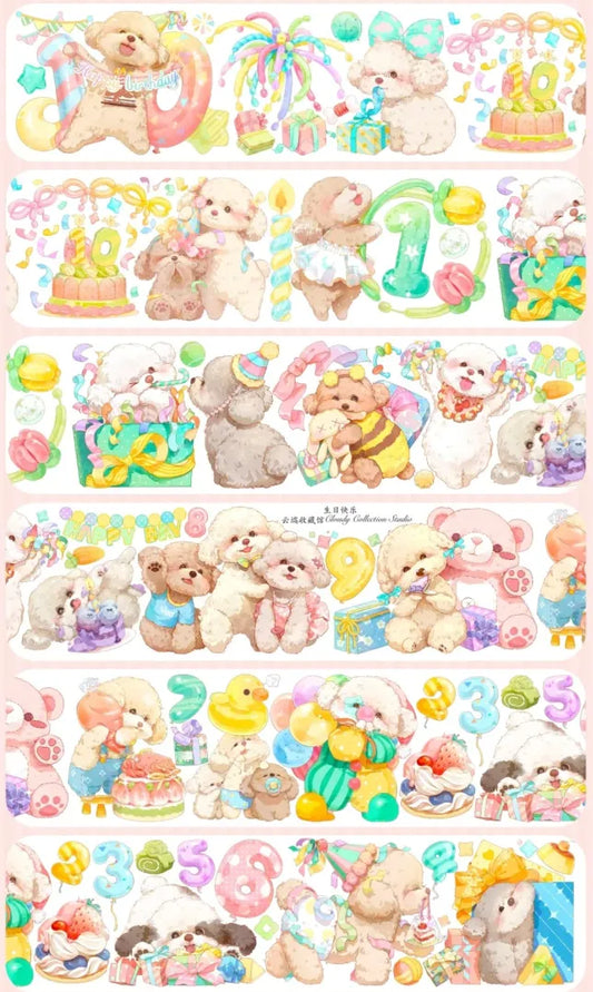 5100-CLOUD COLLECTION MUSEUM Studio-6x100cm Shell Luster PET Tape