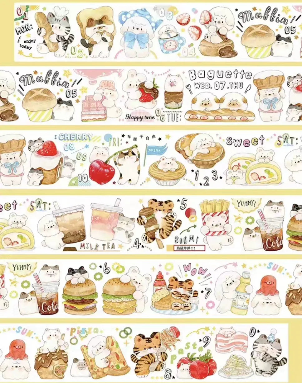 5109-Tang Yuan Studio-4x100cm Glossy PET Tape