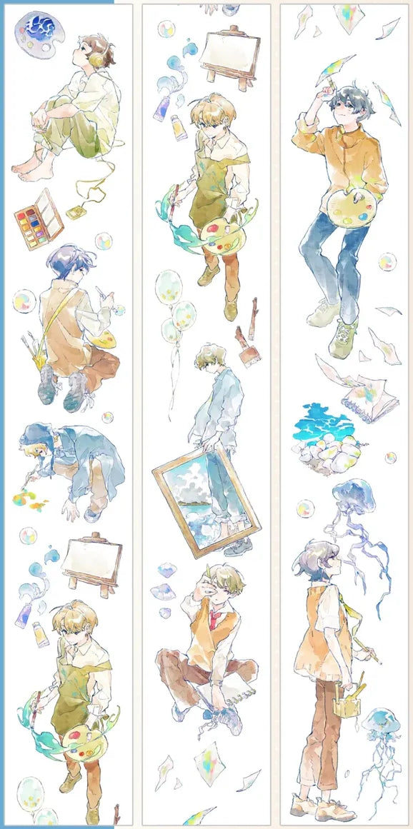 5140-Shine Studio-6x100cm Shell Luster PET Tape