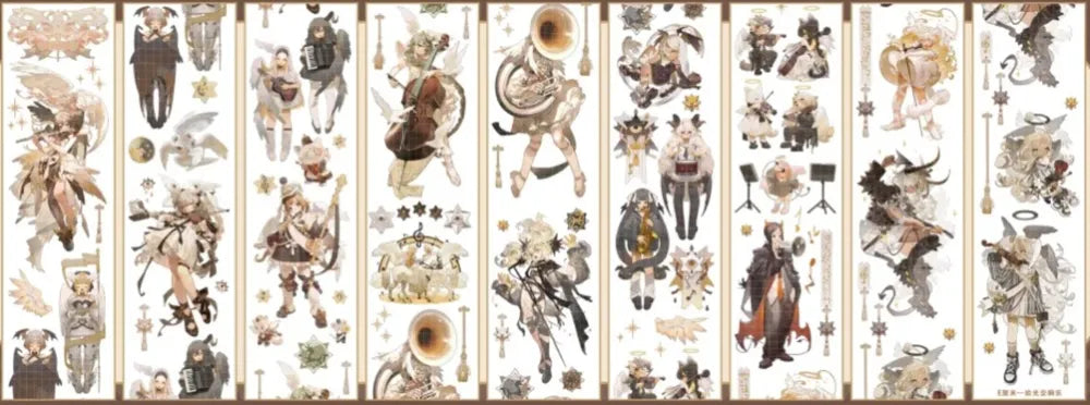 5152-Realheart Studio-6x166cm Shell Luster PET Tape