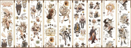 5152-Realheart Studio-6x166cm Shell Luster PET Tape