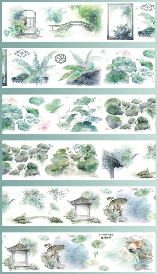 5159-JUST Studio-7x120cm Precut Shell Luster PET Tape