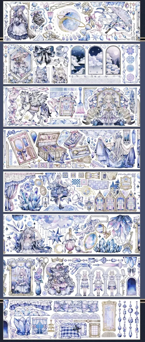 5176-Snowflake Studio-8x200cm Shell Luster PET Tape