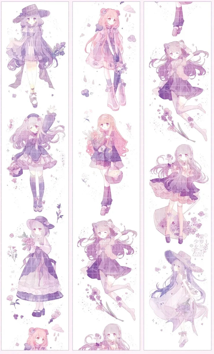 5195-FANTASY GARDEN Studio-6x78cm Shell Luster PET Tape