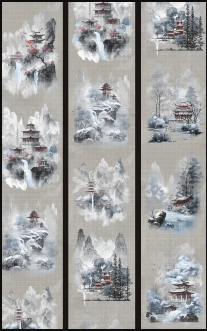 5196-FUGUI LEE Studio-8x85cm Shell Luster PET Tape